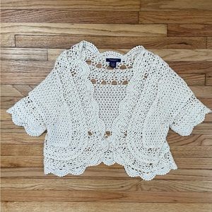 American Eagle - Crochet Cardigan
